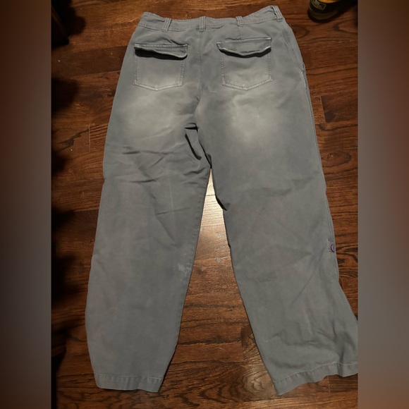 Free People Faded Blue/ Gray Casual Pants - Picture 2 of 7